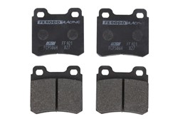 Brake pads - professional DS 2500 rear FCP586H fits OPEL; SAAB