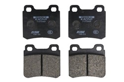 Brake pads - professional DS 3000 rear FCP586R fits OPEL; SAAB