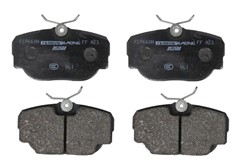 Klocki hamulcowe wyczynowe DS 2500 przód FCP660H pasuje do MERCEDES 190 (W201); BMW 3 (E30), Z1; SAAB 9000_0