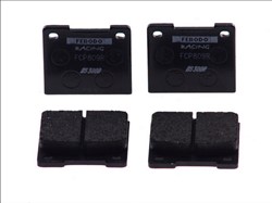 Brake pads - professional DS 3000 rear FCP809R fits VOLVO 140, 240, 260; FORD ESCORT I; LANCIA FULVIA