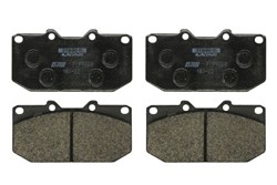Brake pads - professional DS 3000 front FCP986R fits NISSAN 200SX, 300ZX, SILVIA, SKYLINE; SUBARU IMPREZA