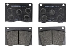 Brake pads - professional DS 3000 front FCP9R fits VOLVO; FIAT; JAGUAR; ASTON MARTIN