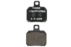 Klocki hamulcowe FDB2074CPRO FERODO ceramic, przeznaczenie wyścigi