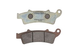 Brake pads FDB2105AG FERODO argento, intended use road-small motorcycle/scooters fits APRILIA; KYMCO; MALAGUTI; PEUGEOT_0