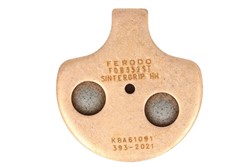 Brake pads FDB352ST FERODO sinter, intended use route fits HARLEY DAVIDSON
