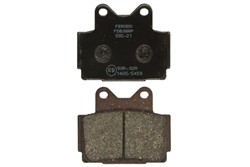 Brake pads FDB386P FERODO platinum, intended use route fits YAMAHA