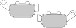 Brake pads FDB531ST FERODO sinter, intended use route fits BUELL; HONDA; PEUGEOT; SUZUKI; TRIUMPH; YAMAHA_1