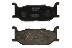 Brake pads FDB781P FERODO platinum, intended use route fits YAMAHA_0