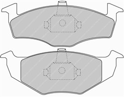 FERODO Piduriklotside komplekt, ketaspidur FDS1101
