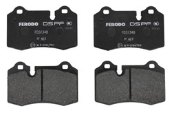Paaugstinātas veiktspējas bremžu kluči ar ielas homologāciju FERODO FDS1348