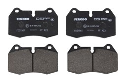 Disk pločice - tuning FDS1561 za MINI (R56), (R57), (R58), (R59), CLUBMAN (R55), CLUBVAN (R55); NISSAN 350 Z, 350Z