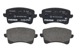 Paaugstinātas veiktspējas bremžu kluči ar ielas homologāciju FERODO FDS4050