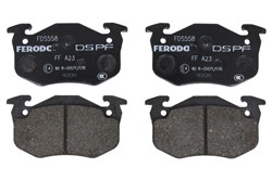 Paaugstinātas veiktspējas bremžu kluči ar ielas homologāciju FERODO FDS558
