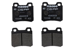 Paaugstinātas veiktspējas bremžu kluči ar ielas homologāciju FERODO FDS586