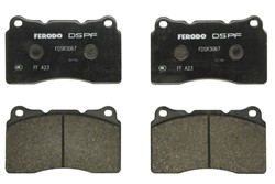 FERODO Piduriklotside komplekt, ketaspidur FDSR3067