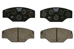 Brake pads - professional DS 2500 rear FRP201H fits CITROEN BX, CX I, CX II_1