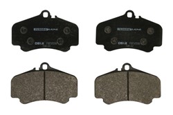 Brake pads - professional DS1.11 front FRP3050W fits PORSCHE 911, 911 TARGA, CARRERA GT