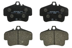Brake pads - professional DS 2500 rear FRP3051H fits PORSCHE