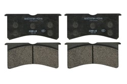 Brake pads - professional DS1.11 front FRP3097W fits FORD FIESTA R2