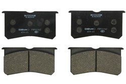 Brake pads - professional DSUNO front FRP3116Z fits FORD FIESTA R2