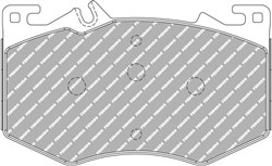 Brake pads - professional DS 2500 front FRP3166H fits MERCEDES
