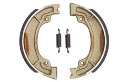 Brake shoes rear 130x22mm with springs Yes fits HYOSUNG; SUZUKI