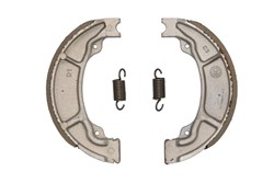 Brake shoes front/rear 130x25mm with springs Yes fits HONDA_0