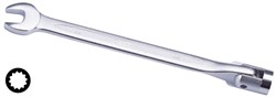 Raktas Plokščias-uždedamas Kombinuotas lentas kilpinis raktas su lankstu 10 mm - 1141M/10_0
