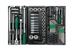 Tööriistakäru/ kast koos varustusega, 168 tk_1