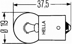HELLA Bulb, licence plate light 8GA002 071-241/10_1