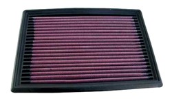 Sports air filter (panel) 33-2036 222/165/25mm fits HONDA; NISSAN; SUBARU