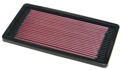 Sports air filter (panel) 33-2096 298/167/25mm fits ALFA ROMEO 145, 146, 33, ARNA; LANCIA DELTA I, PRISMA