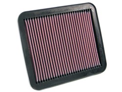 Sports air filter (panel, square) 33-2155 230/202/25mm fits SUZUKI GRAND VITARA I, GRAND VITARA II, VITARA
