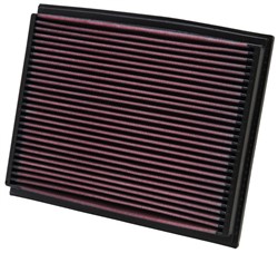 Sportowy filtr powietrza (panelowy) 33-2209 262/210/29mm pasuje do AUDI A4 B6, A4 B7, A4 B8, A5; SEAT EXEO, EXEO ST