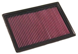 Sports air filter (panel, square) 33-2293 275/186/29mm fits MAZDA 3, 5