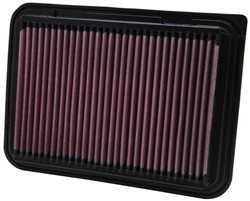 Sports air filter (panel, square) 33-2360 244/176/25mm fits TOYOTA