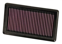 Sports air filter (panel, square) 33-2375 232/133/22mm fits NISSAN_0