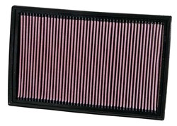 Sportowy filtr powietrza (panelowy) 33-2384 343/222/29mm pasuje do AUDI; KIA; SKODA; VW