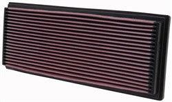 Sports air filter (panel) 33-2573 378/148/29mm fits AUDI A6 C4, V8; BMW 5 (E34), 7 (E32)