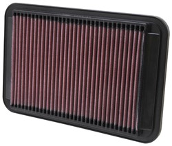 Sports air filter (panel, square) 33-2672 268/171/21mm fits MAZDA XEDOS 9; TOYOTA COROLLA, SPRINTER CARIB