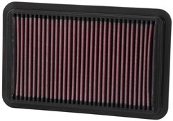 Sports air filter (panel) 33-2676 256/162/24mm fits MAZDA 626 IV, 626 V, MX-5 I, MX-5 II, MX-6