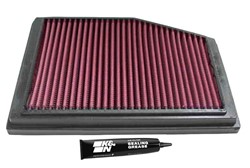 Sportowy filtr powietrza (panelowy) 33-2773 238/176/24mm pasuje do PORSCHE BOXSTER