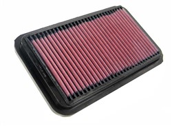 Sports air filter (panel, square) 33-2826 238/140/24mm fits SUZUKI ALTO VI, LIANA, SWIFT III, WAGON R, WAGON R+