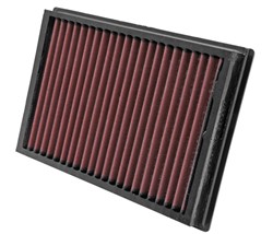 Sports air filter (panel) 33-2877 281/190/30mm fits VOLVO C30, S40 II, V50; FORD FOCUS C-MAX, FOCUS II