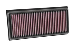 Sportowy filtr powietrza (panelowy) 33-2881 247/117/30mm pasuje do MITSUBISHI COLT CZC VI, COLT VI; SMART FORFOUR