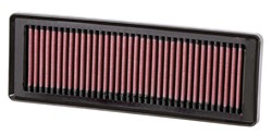 Sports air filter (panel) 33-2931 283/98/25mm fits FIAT; FORD; LANCIA