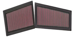 Sportowy filtr powietrza (panelowy) 33-2940 249/210/17mm pasuje do MERCEDES