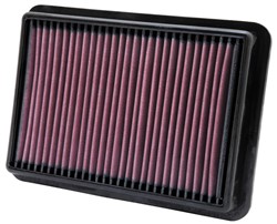 Sports air filter (panel) 33-2980 267/189/37mm fits HYUNDAI H-1 CARGO, H-1 TRAVEL; NISSAN NAVARA, NAVARA NP300