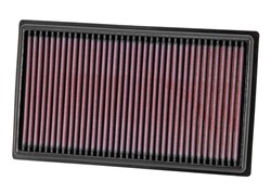 Sports air filter (panel, square) 33-2999 276/164/27mm