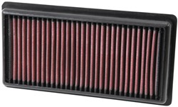 Sportowy filtr powietrza (panelowy) 33-3006 238/124/29mm pasuje do DS; CITROEN; OPEL; PEUGEOT